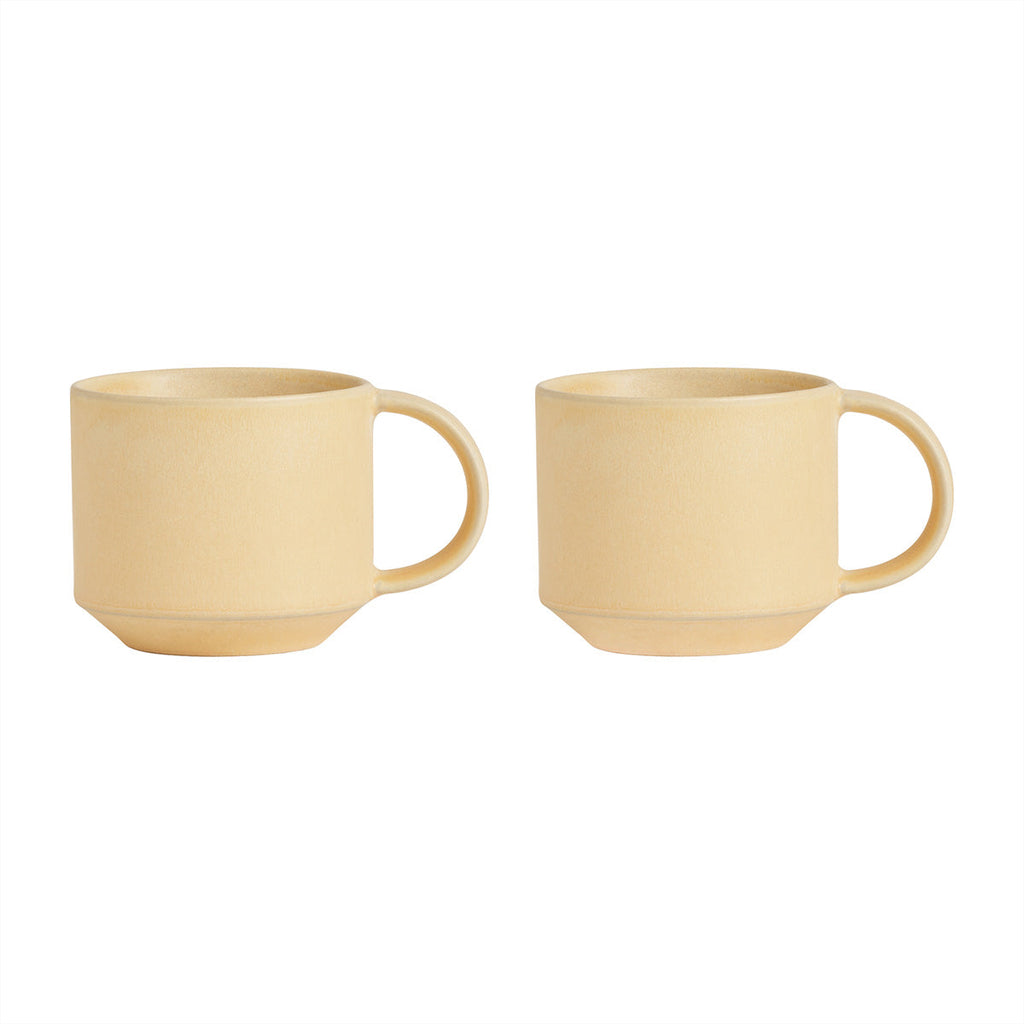 yuka mugs set of 2 in butter 1