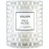 Icon Cloche Cover Candle in Milk Rose design by Voluspa