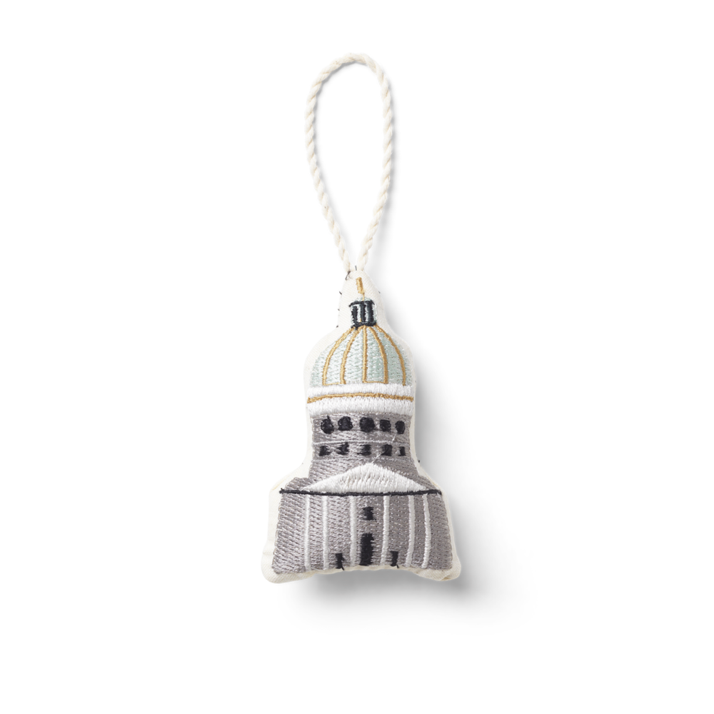 Copenhagen Embroidered Ornaments - The Marble Church by Ferm Living by Ferm Living