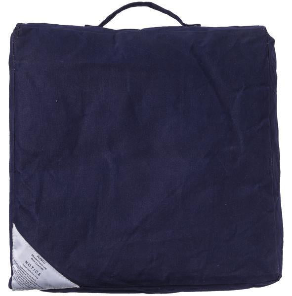 block cushion navy blue design by puebco 1