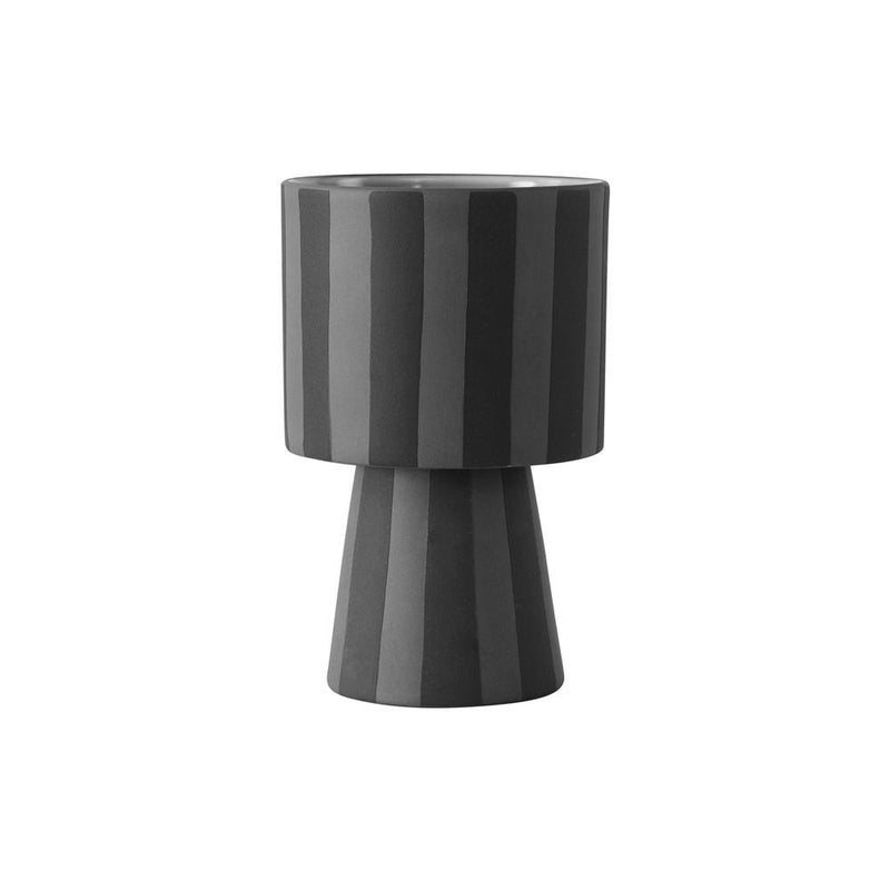 small toppu pot in grey asphalt design by oyoy 1