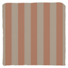 Peach Stripe Throw Pillow