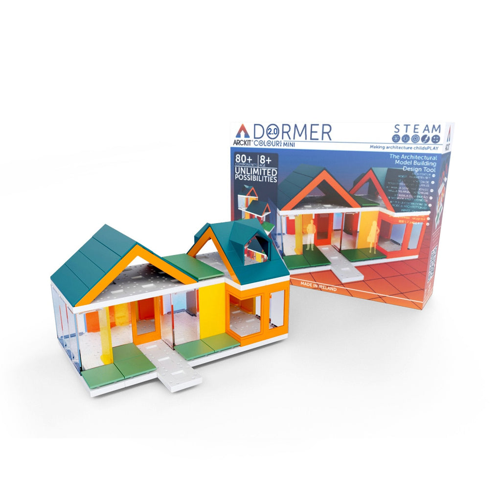 mini dormer colors 2 0 kids architect scale house model building kit by arckit 1