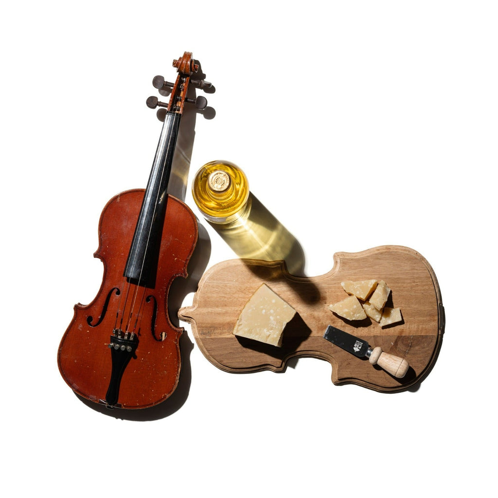 Wood Violin Cutting Board By Puebco 303062 1