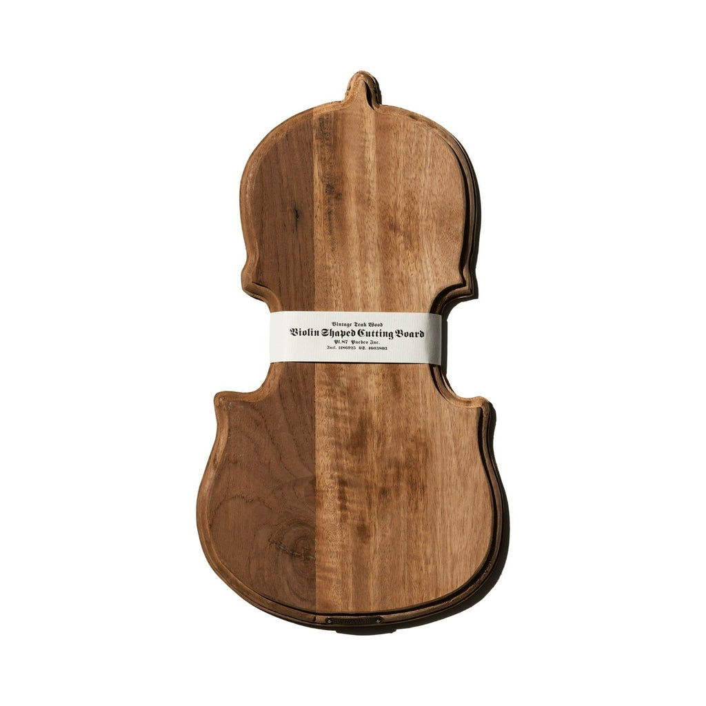 Wood Violin Cutting Board By Puebco 303062 2