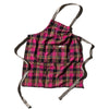 Recycle Cotton Check Apron / Pink By Puebco 303079 3