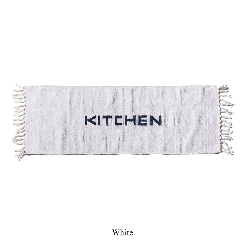 Handloomed Recycle Yarn Kitchen Mat By Puebco 303130 3
