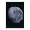 Bue Moon Framed Canvas
