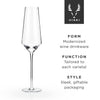 angled crystal champagne flutes 4