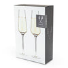 angled crystal champagne flutes 3