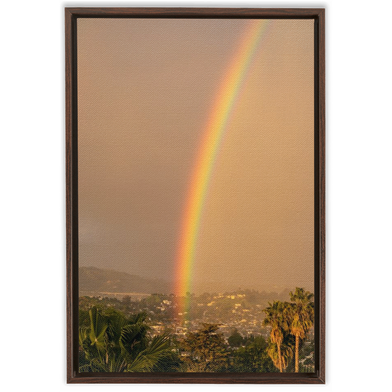 Rainbow 2 Framed Stretched Canvas