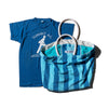 Pool Bag Single Color Lining / Blue X Blue By Puebco 503745 1