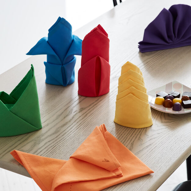 Fold-by-Number Cloth Napkins - Set of 6