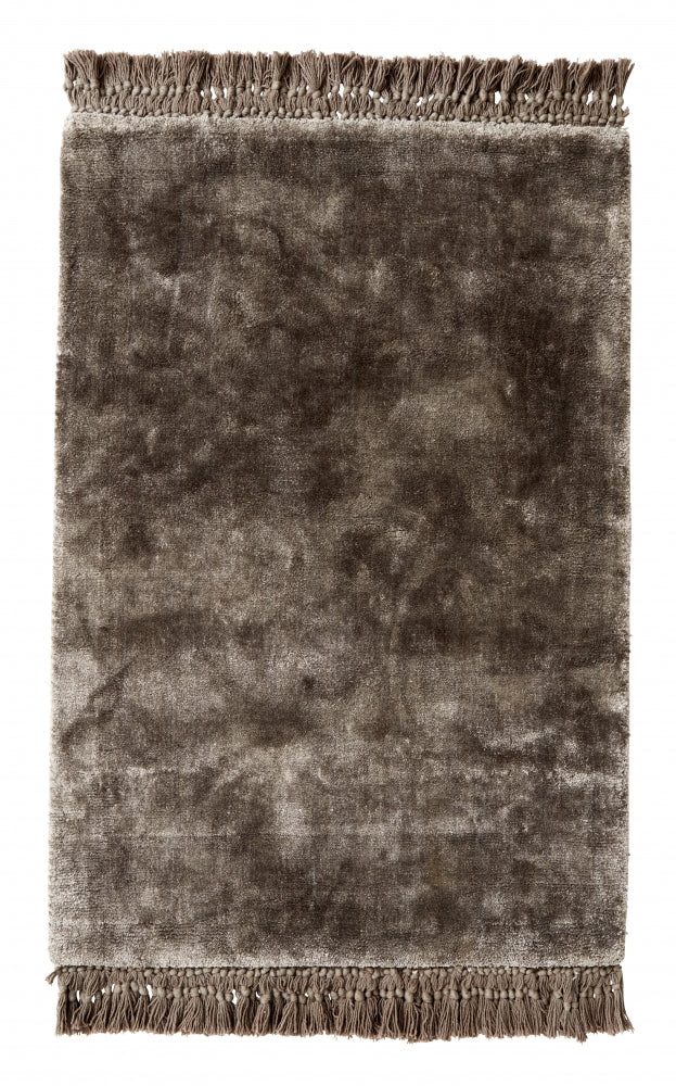 noble warm grey carpet w fringes by ladron dk 1