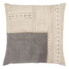 Ayami Tribal Pillow in Gray & Cream