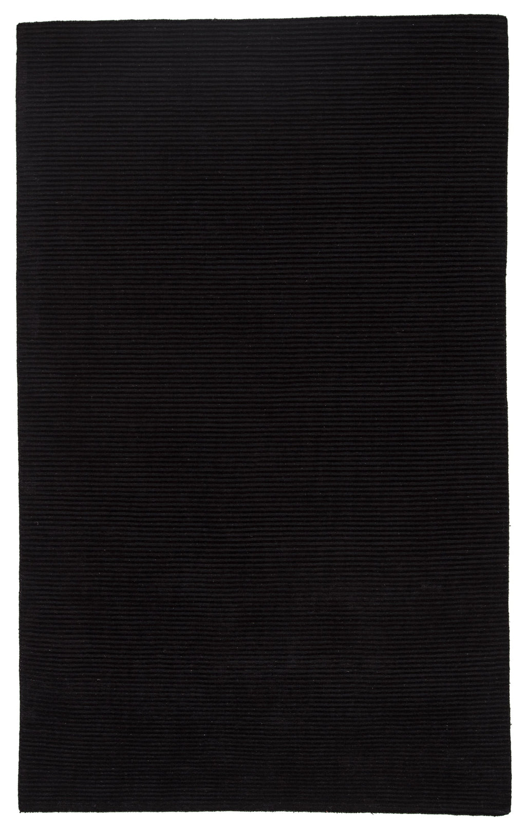 basis solid rug in jet black design by jaipur 1