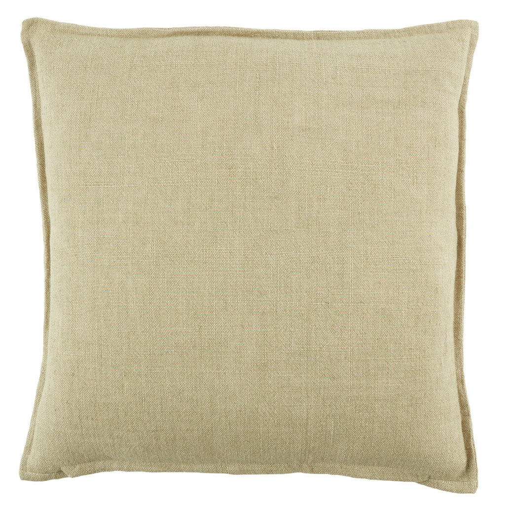 Burbank Blanche Reversible Down Light Beige Pillow 2