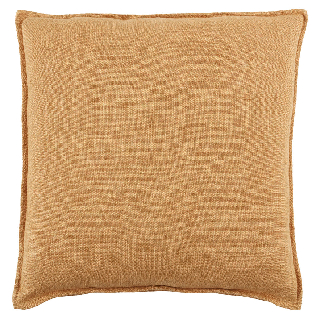 Burbank Blanche Reversible Down Light Terracotta Pillow 1
