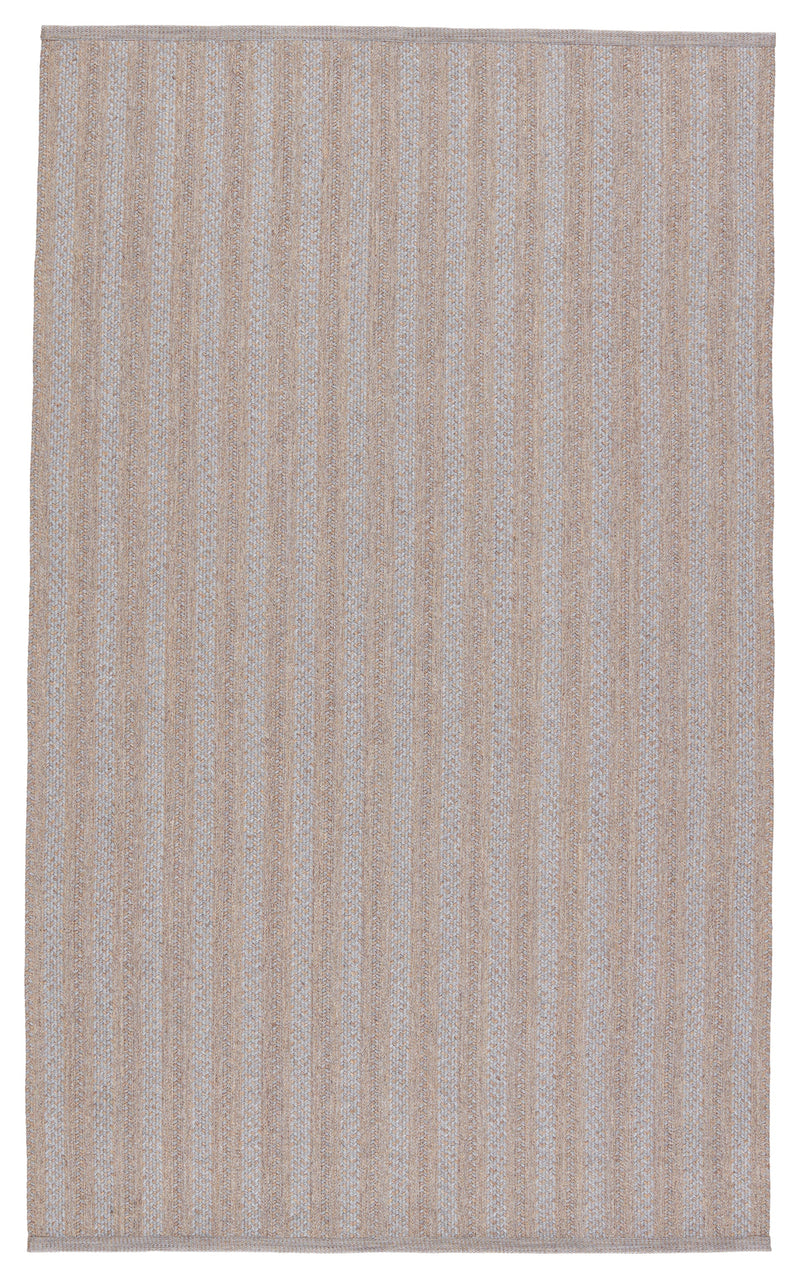 Topsail Indoor/Outdoor Striped Grey & Taupe Rug by Jaipur Living