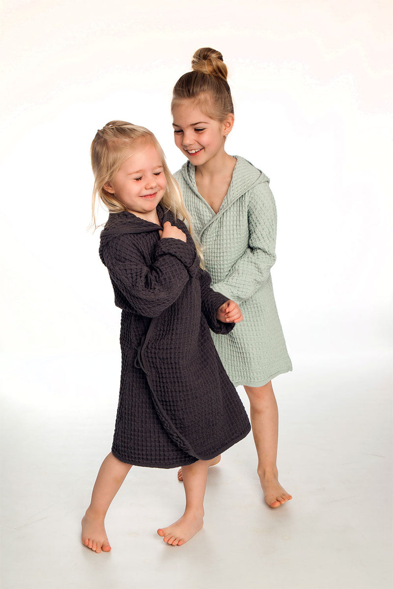 big waffle junior bathrobe in multiple colors design by the organic company 13