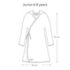 big waffle junior bathrobe in multiple colors design by the organic company 9