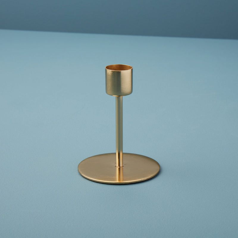 gold taper candle holder 5