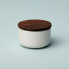 stoneware container with acacia lid 6
