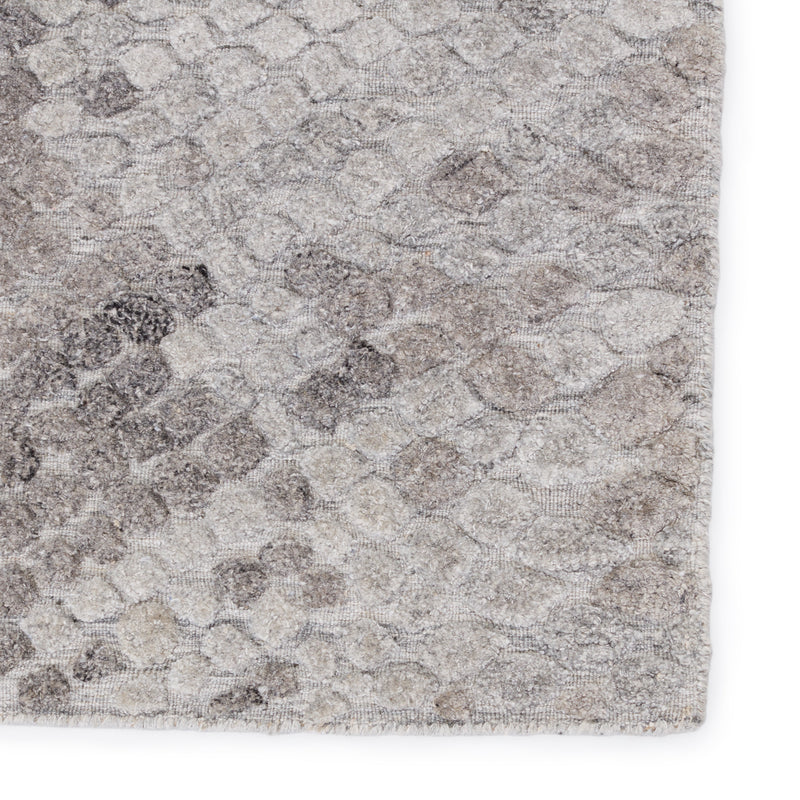 Clamor Conlan Hand Knotted Gray & Taupe Rug 4