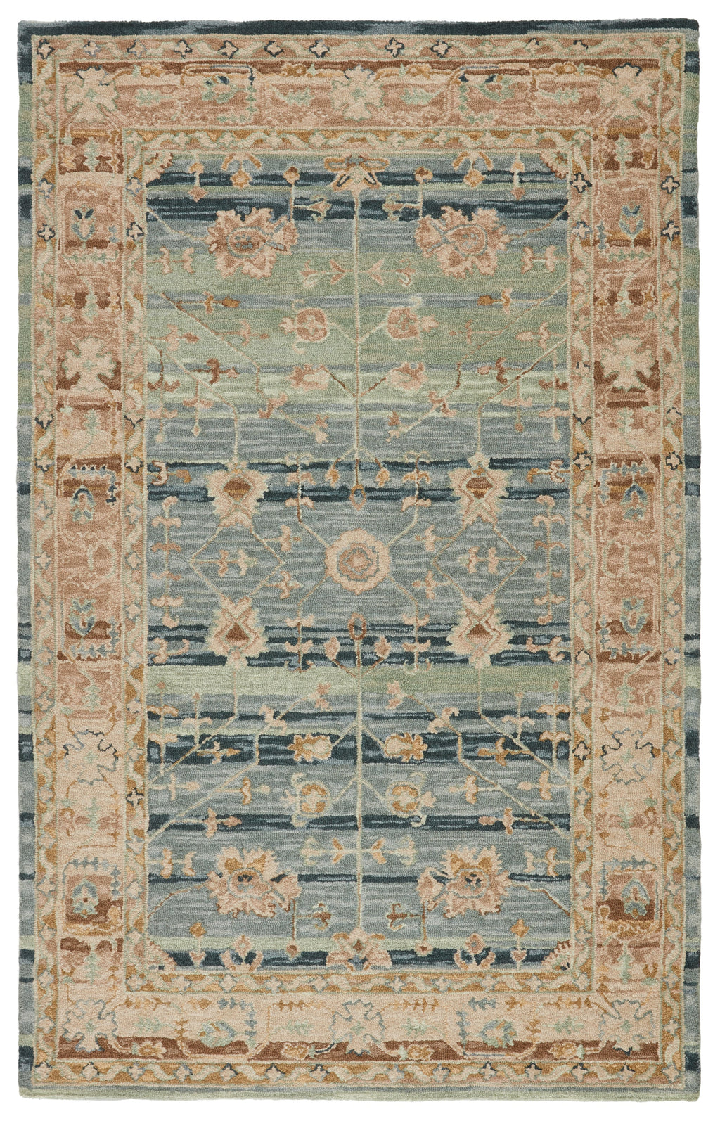 jensine handmade oriental blue beige rug by jaipur living 1