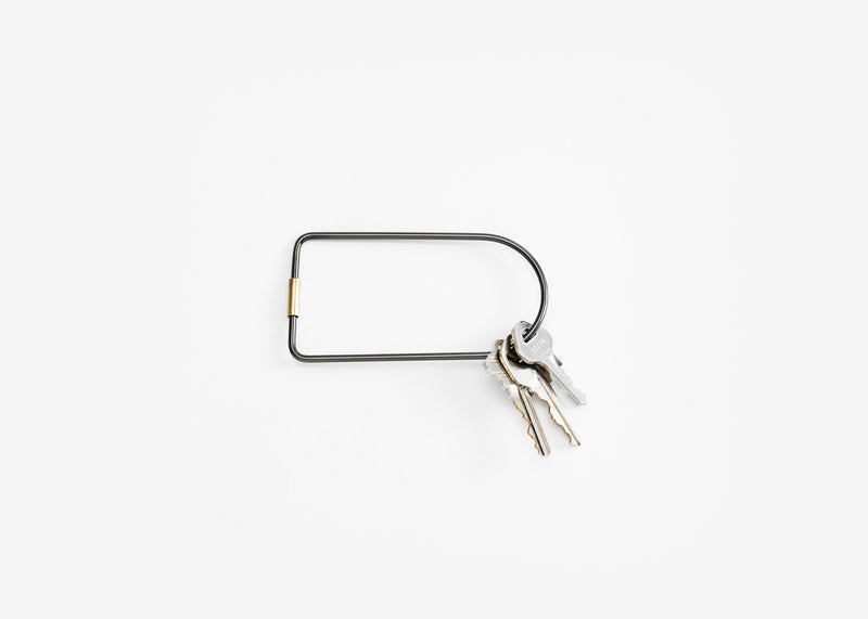 Contour Key Ring in Various Shapes & Colors design by Areaware