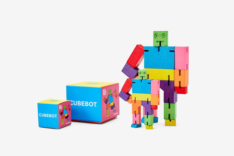 Cubebot in Various Sizes & Colors