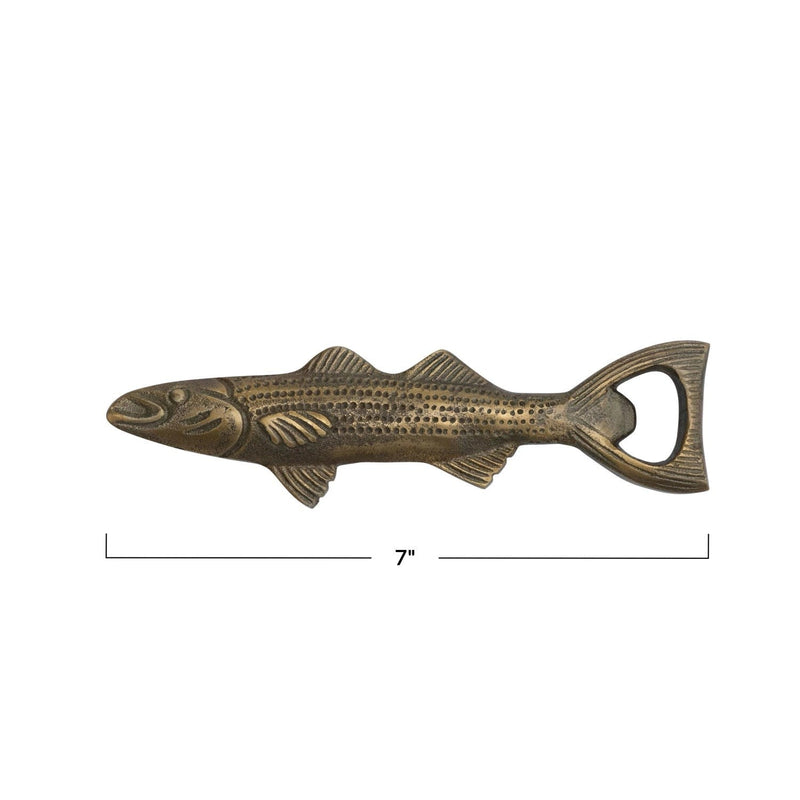 cast aluminum fish shaped bottle opener by bd edition df6832 3