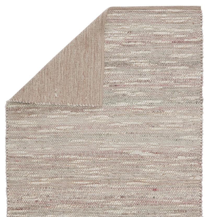 sanja handmade solid pink cream area rug by jaipur living 3