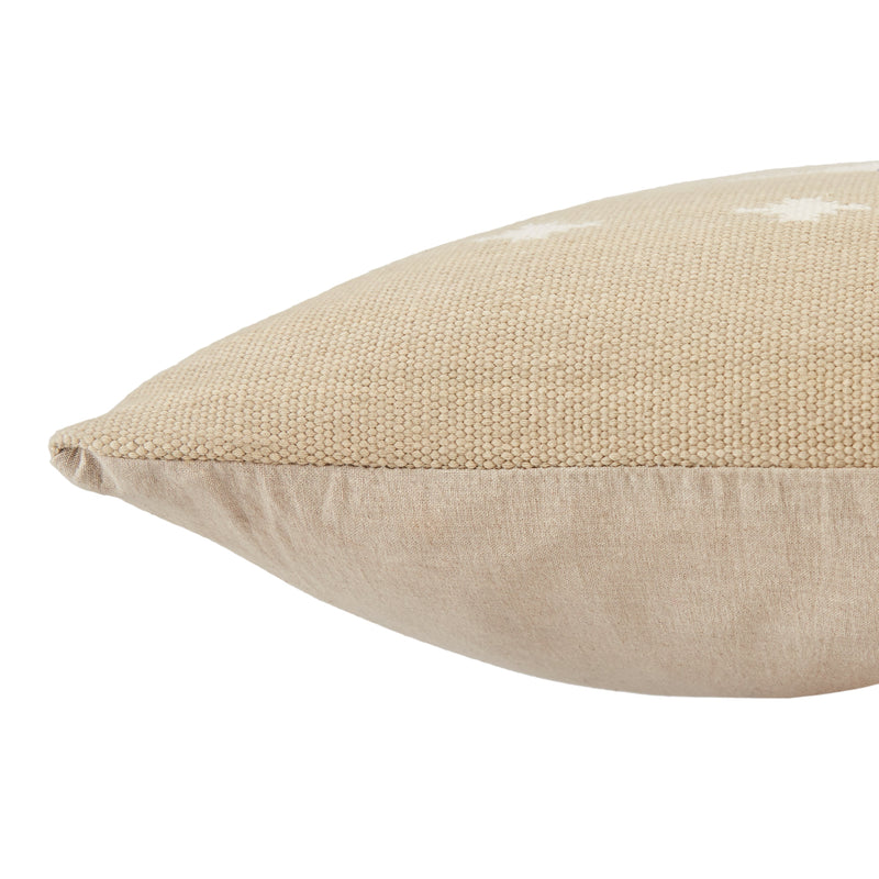 Ikenna Tribal Pillow in Taupe by Jaipur Living