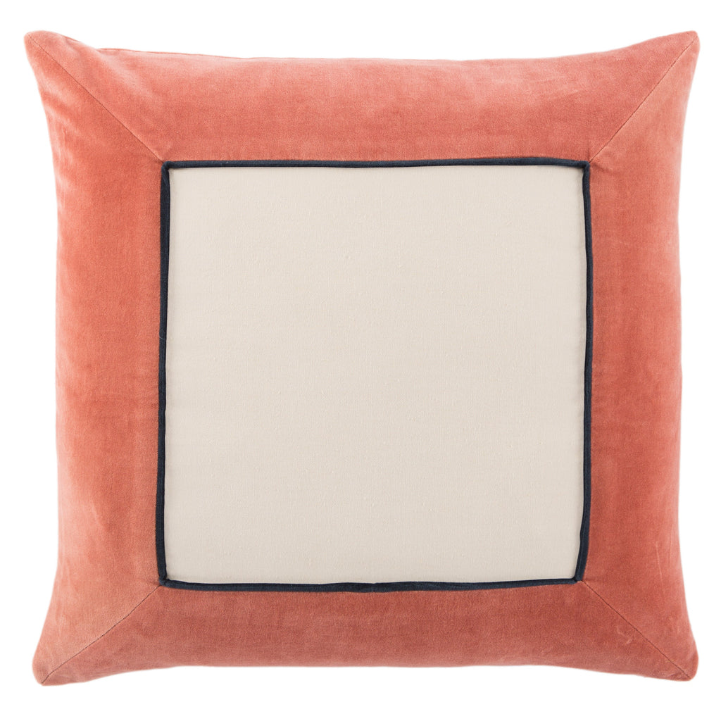 hendrix border pink cream pillow by jaipur 1