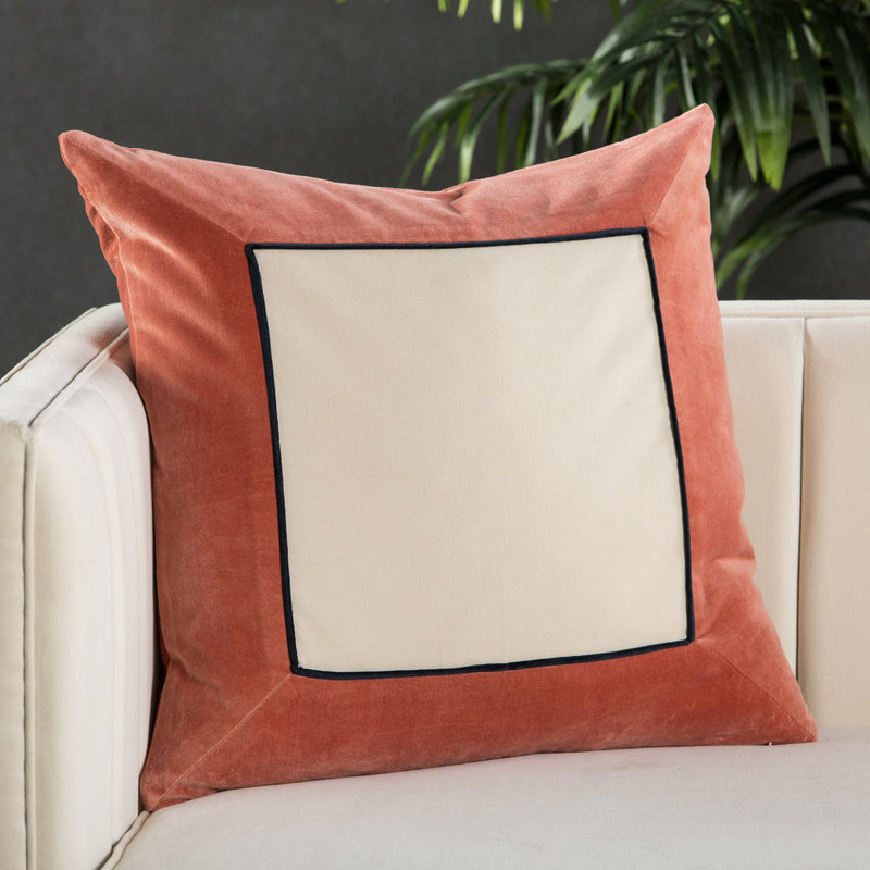 hendrix border pink cream pillow by jaipur 5