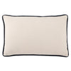 lyla solid pink cream pillow by jaipur 2