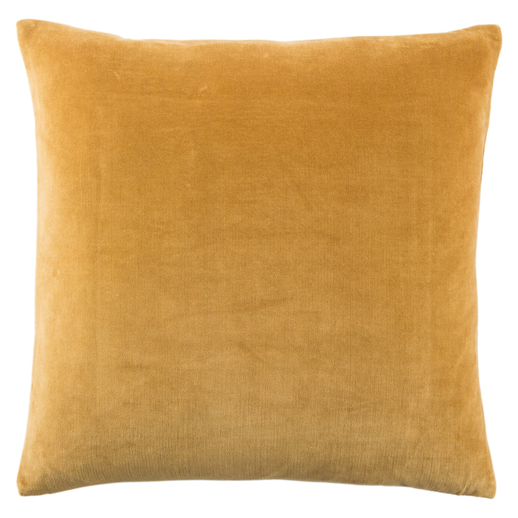 hendrix border gold cream pillow by jaipur 2