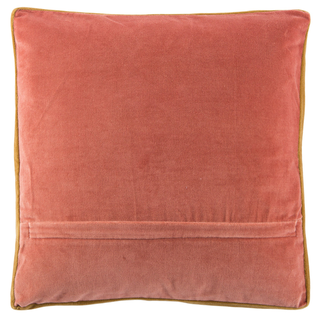 bryn solid pink gold pillow by jaipur 2