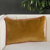 lyla solid gold cream pillow by jaipur 4