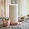 fancy pillar candles in various colors 4