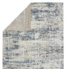 Benton Abstract Rug in Blue & Gray