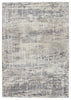 Benton Abstract Rug in Gray & Ivory