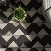 Zemira Indoor/ Outdoor Geometric Black/ Cream Rug by Jaipur Living