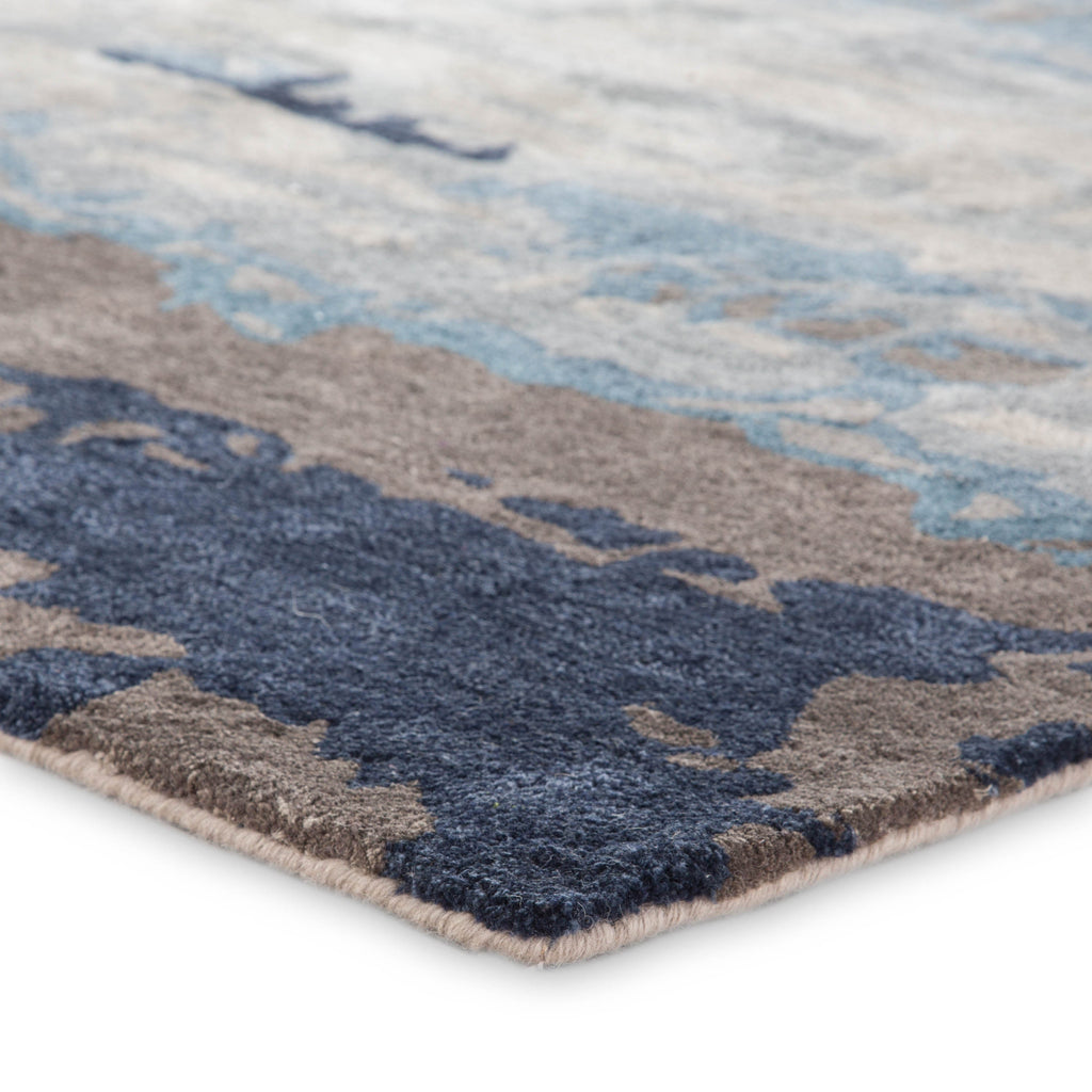 benna abstract rug in desert taupe orion blue design by jaipur 2