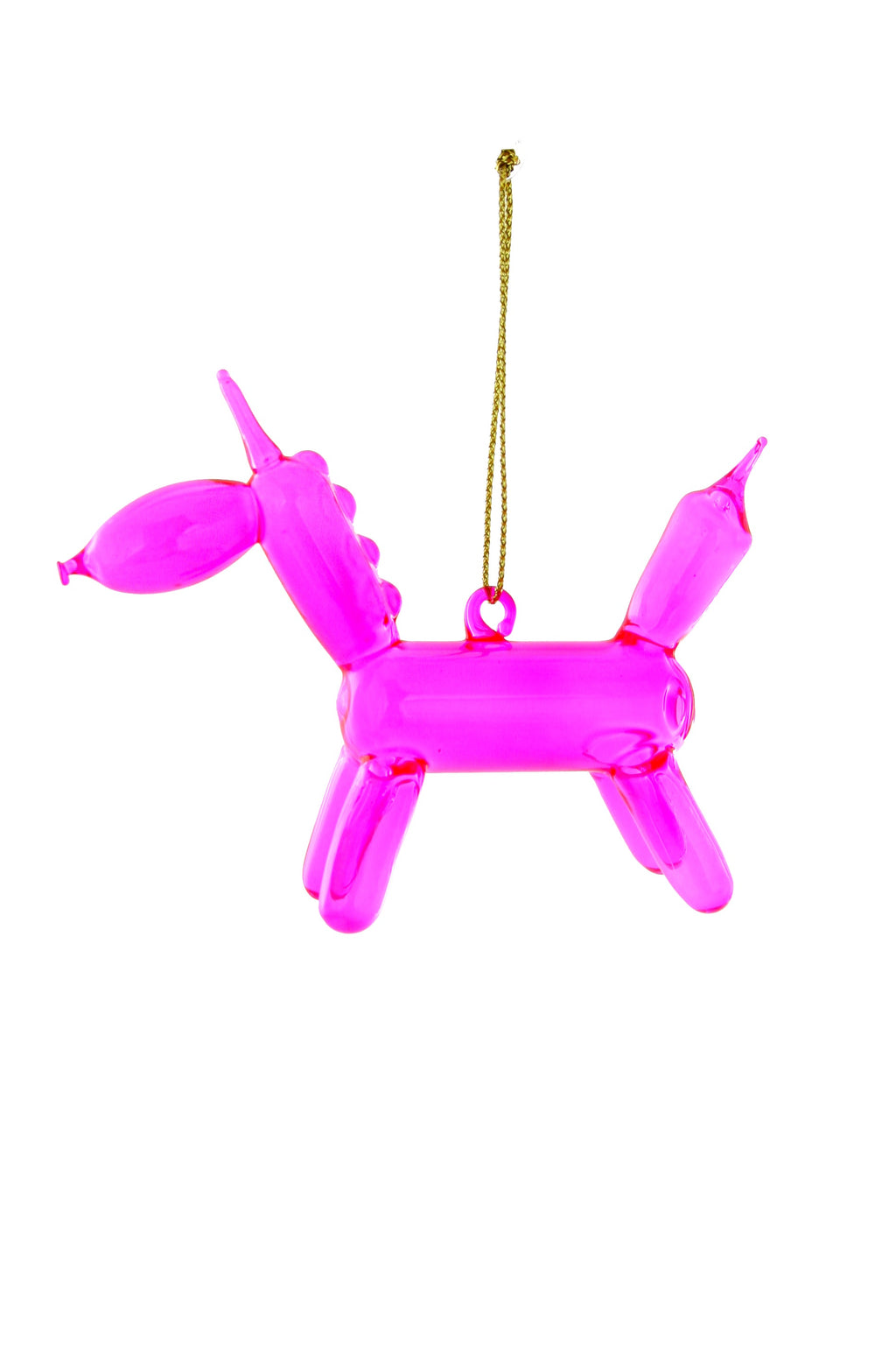 balloon unicorn holiday ornament in pink by cody foster co 1