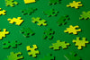 Gradient Puzzle Small in Green & Yellow design by Areaware