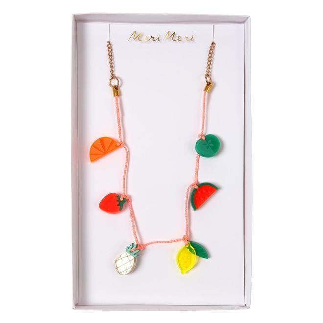 fruit charm necklace by meri meri 2