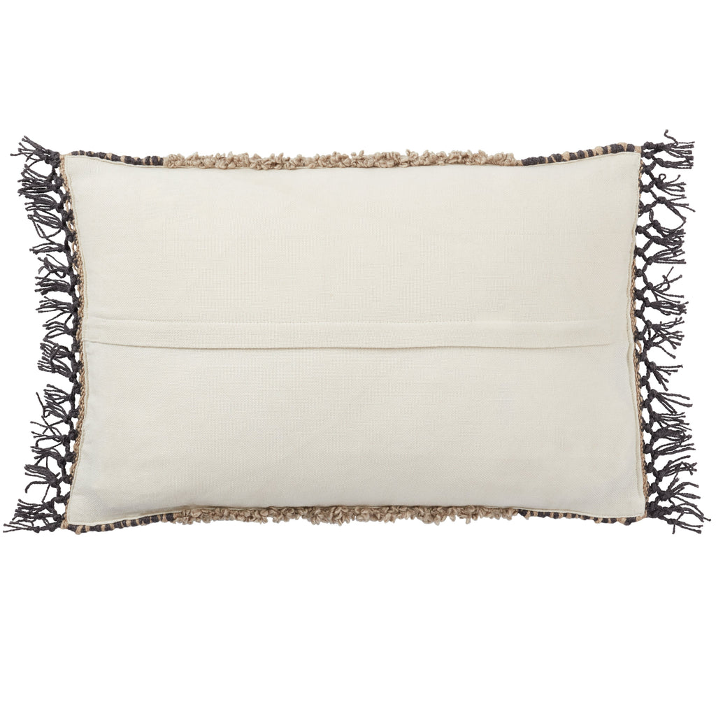 Isko Lawson Indoor/Outdoor Reversible Tan & Dark Blue Pillow 2