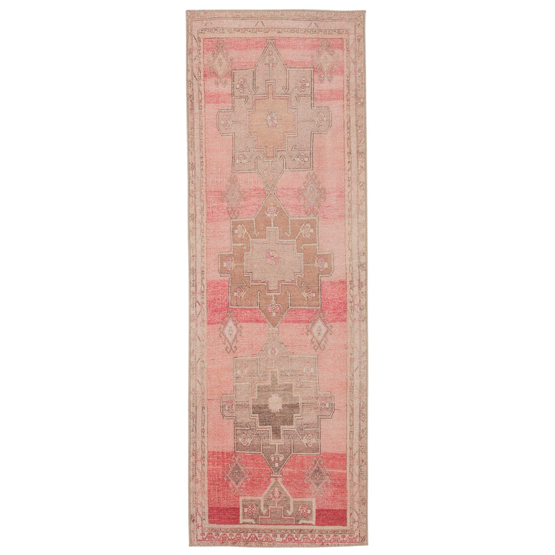 faron medallion pink tan rug by jaipur living 2